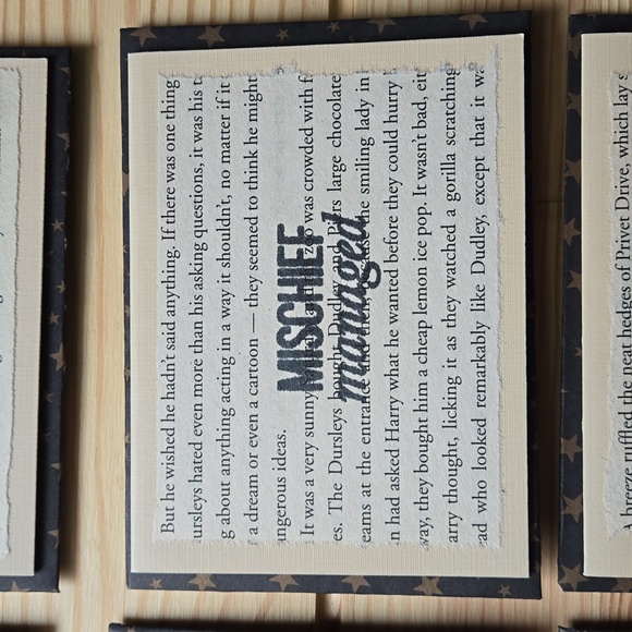 Handmade Mini Harry Potter Inspired Boxed Cards Set - Picture 6 of 16